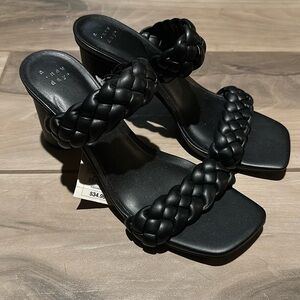 A New Day braided heels NWT 8.5